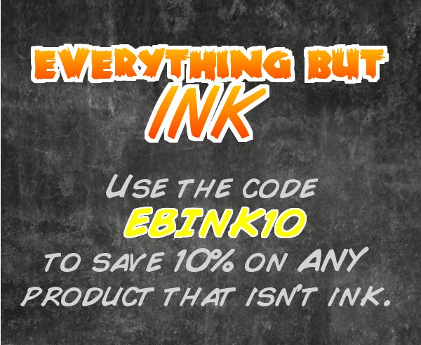 10% Off Everything But Ink