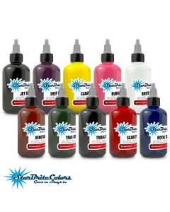 StarBrite Colors 10 Primary Colors Sterile Tattoo Ink 1/2 OZ