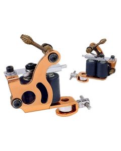 Afterlife Custom Irons Dual Coil Liner Shader Tattoo Gun Machine - Copper